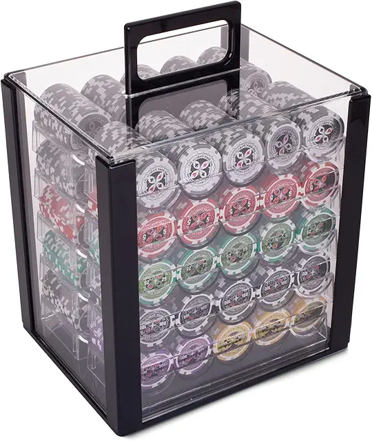 Brybelly Monte Carlo Poker Chips — 500 Piece Set