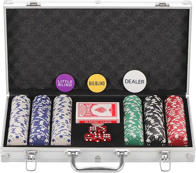 KOVOT 200 Piece Poker Chip Set with Aluminium Case
